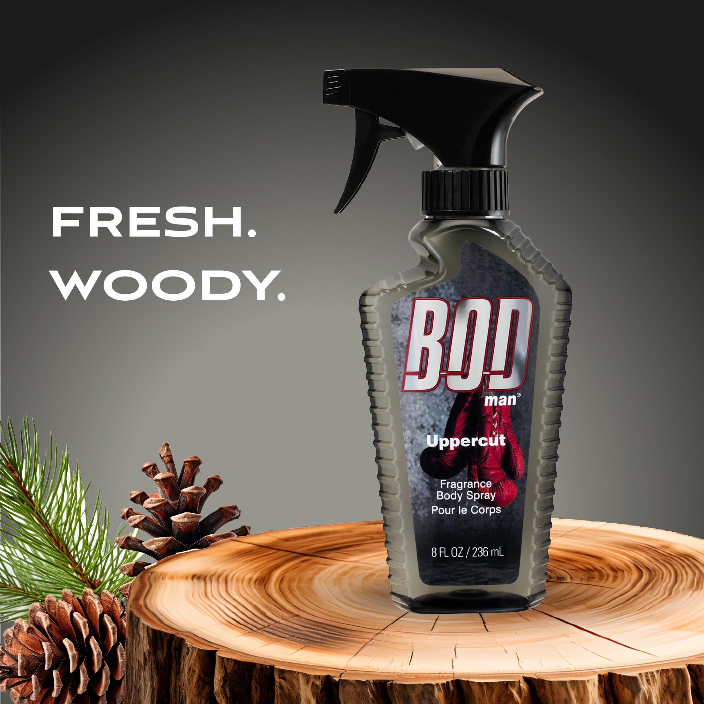 Foto 3 pulgar | Spray Corporal Con Fragancia Bod Man Upper Cut Para Hombre 236 Ml - Venta Internacional.