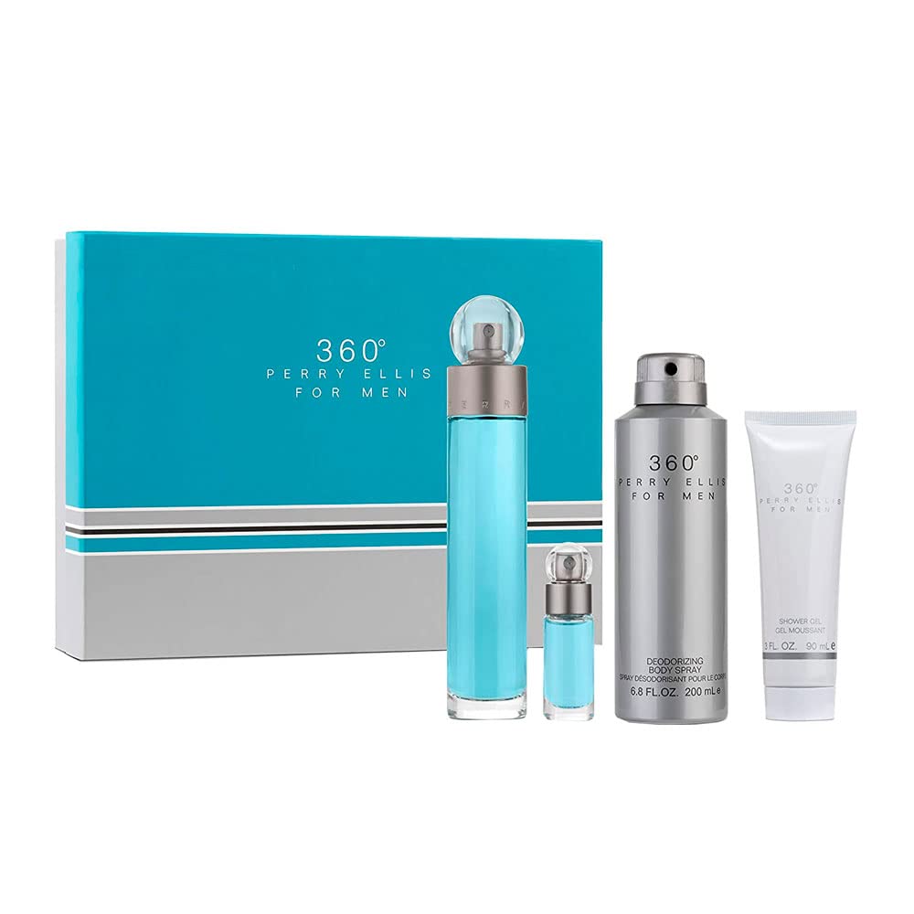 Foto 3 | Set De 4 Unidades De Perfume Perry Ellis 360 Para Hombre (100 Ml Edt) - Venta Internacional.