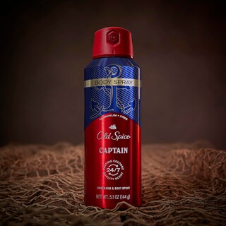 Foto 2 | Spray Corporal Old Spice Captain Sin Aluminio Para Hombre, 150 Ml X 3 - Venta Internacional.