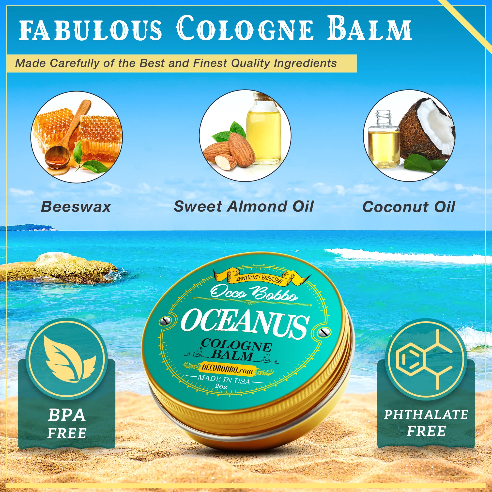 Foto 2 | Colonia Sólida Occo Bobbo Oceanus 60 Ml Para Hombre - Venta Internacional.