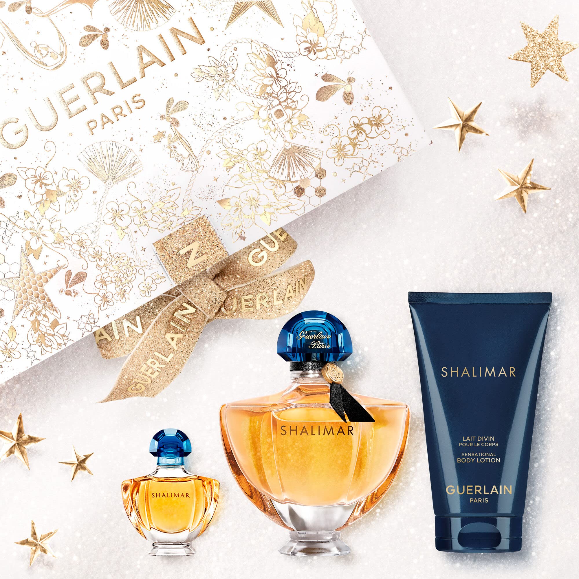 Foto 4 pulgar | Set De Regalo Perfume Guerlain Shalimar, 50 Ml, Eau De Parfum Y Loción - Venta Internacional.