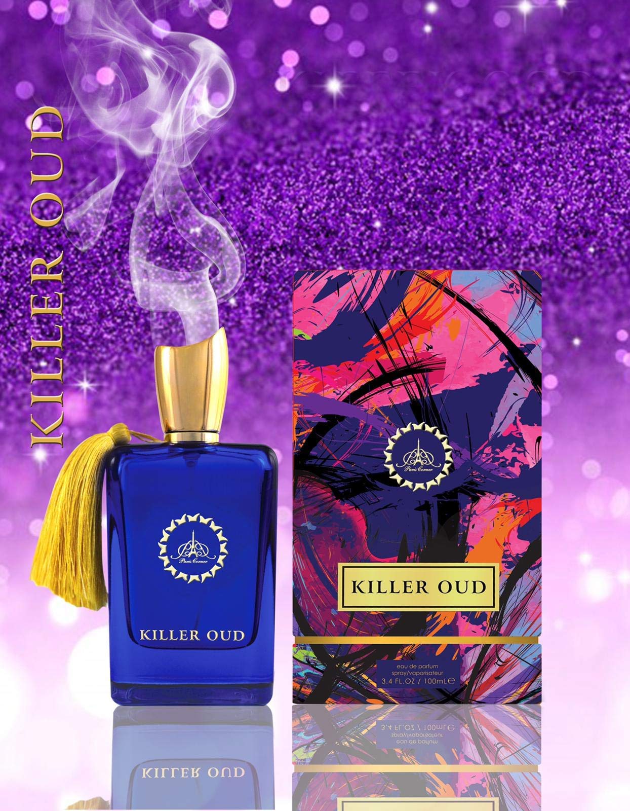 Foto 5 pulgar | Perfume Paris Corner Killer Oud Eau De Parfum Para Hombre, 100 Ml - Venta Internacional.