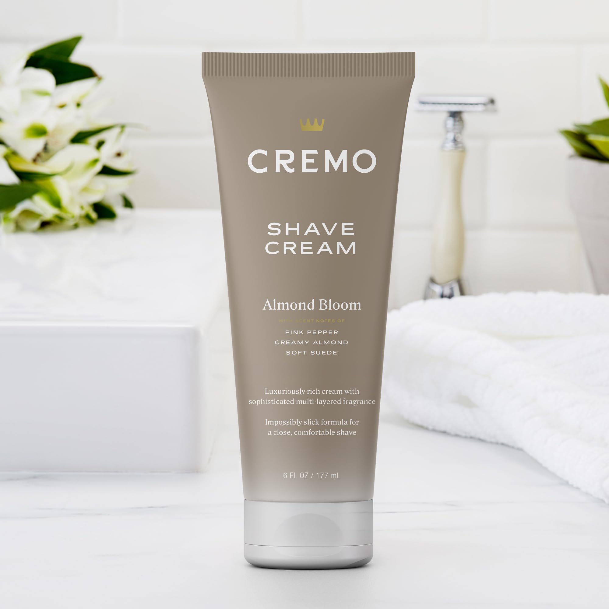 Foto 2 | Crema De Afeitar Cremo Almond Bloom Hidratante 180 Ml Para Mujer - Venta Internacional.