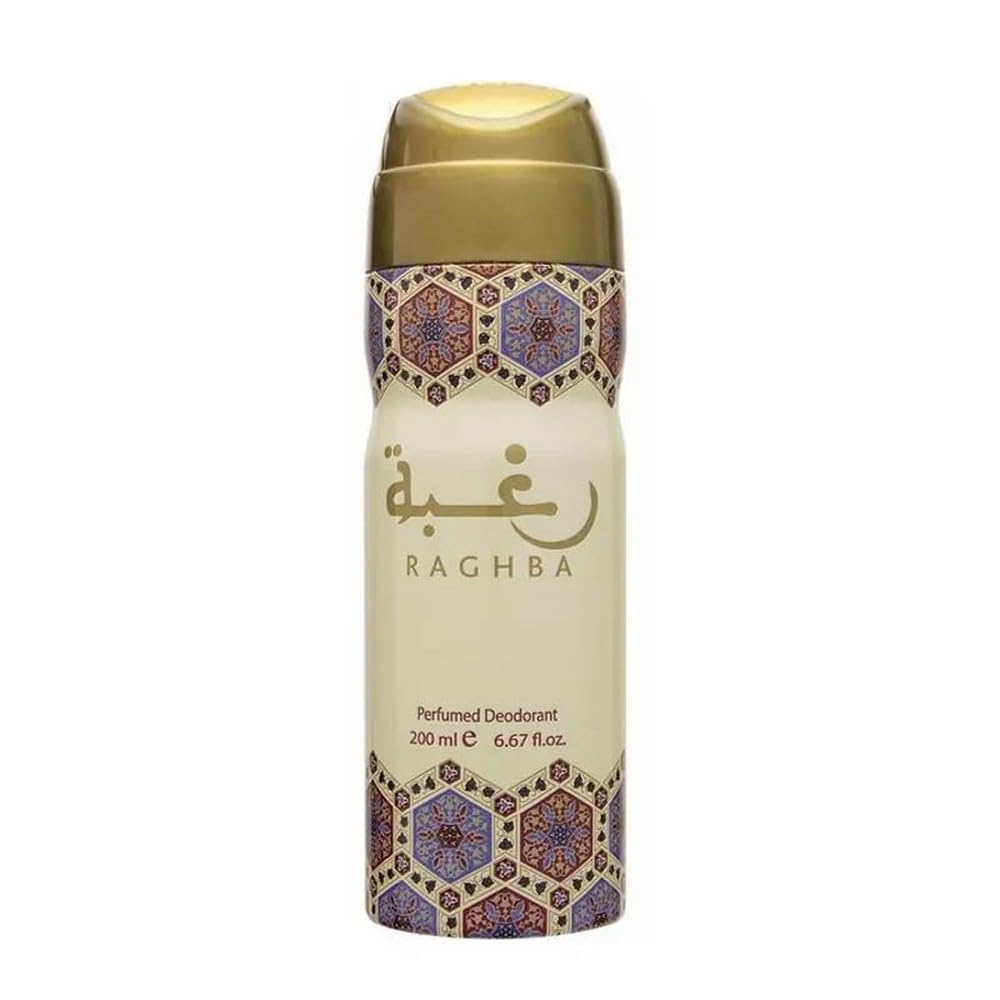 Spray Desodorante Perfumado Lattafa Raghba Para Unisex, 200 Ml - Venta Internacional.