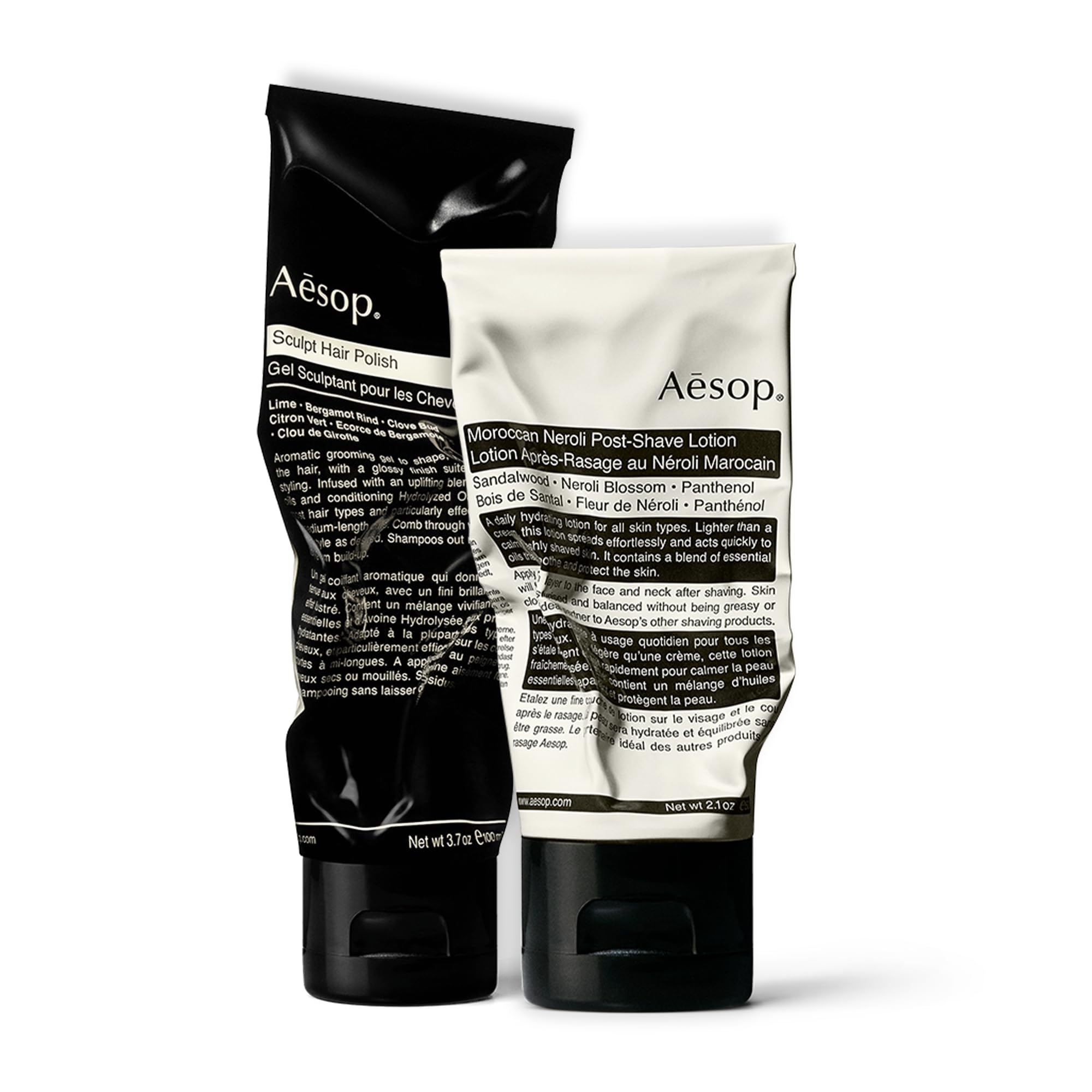 Esmalte Para Cabello Aesop Sculpt De 100 Ml Y Loción Para Después Del Afeitado De 60 Ml - Venta Internacional.