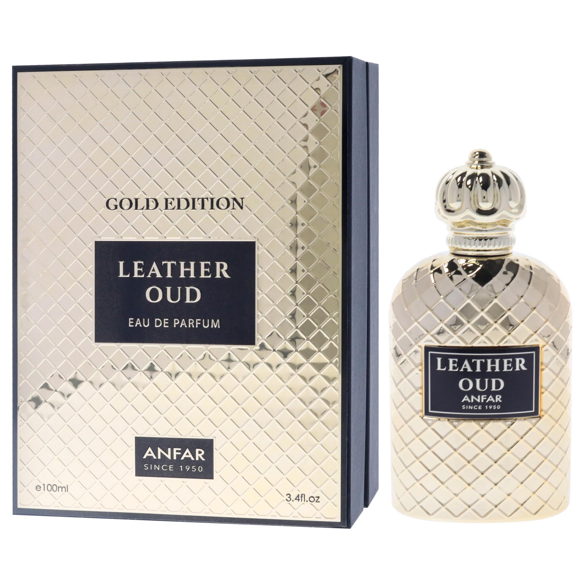 Foto 5 pulgar | Perfume Anfar Leather Oud Gold Edition Eau De Parfum, 100 Ml - Venta Internacional.