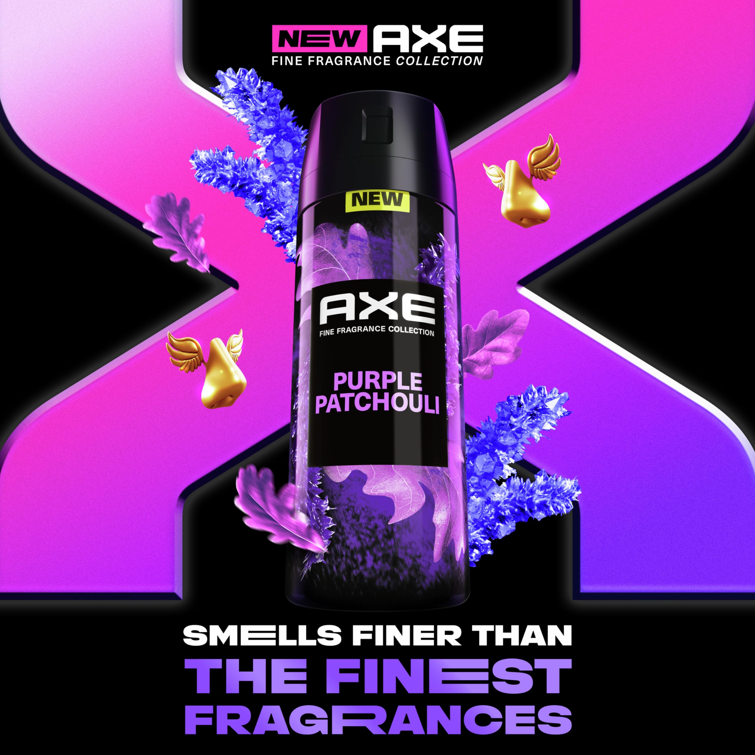 Foto 3 pulgar | Spray Corporal Axe Fine Fragrance, Pachulí Morado, 120 Ml, Paquete De 3 - Venta Internacional.