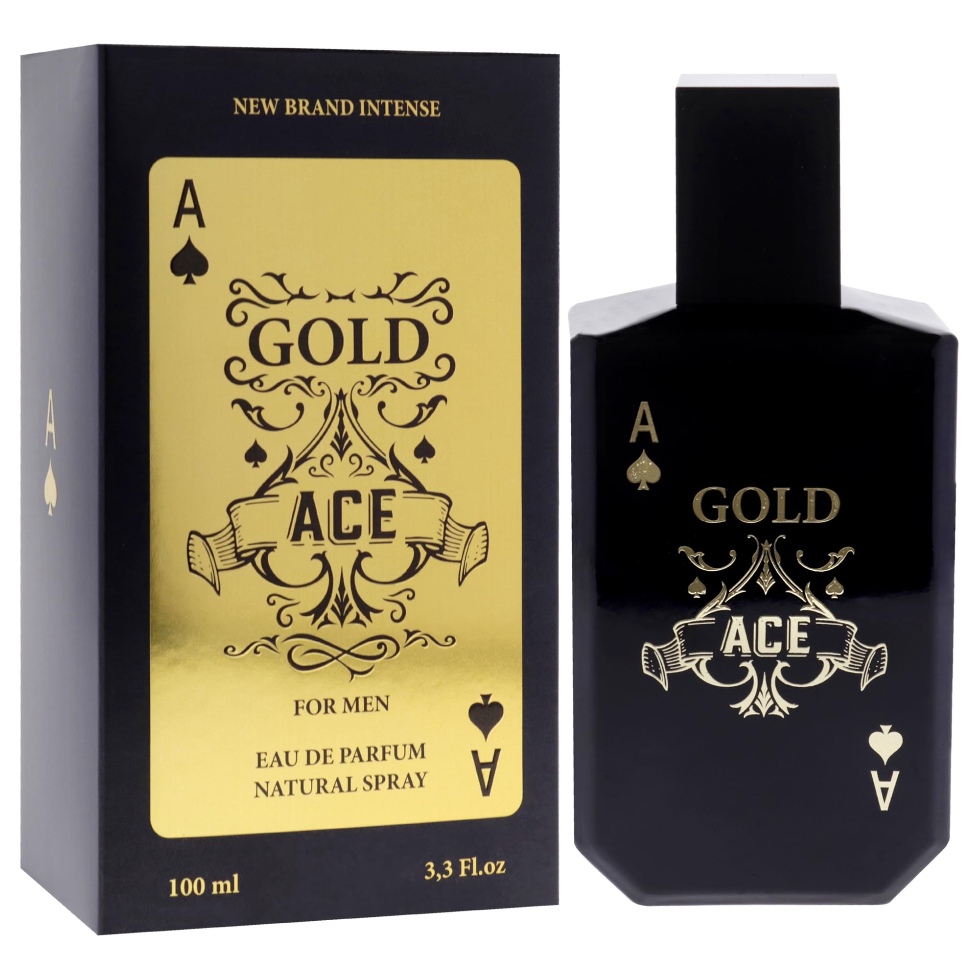 Foto 4 pulgar | Perfume New Brand Intense Gold Ace Eau De Parfum Para Hombre, 100 Ml - Venta Internacional.