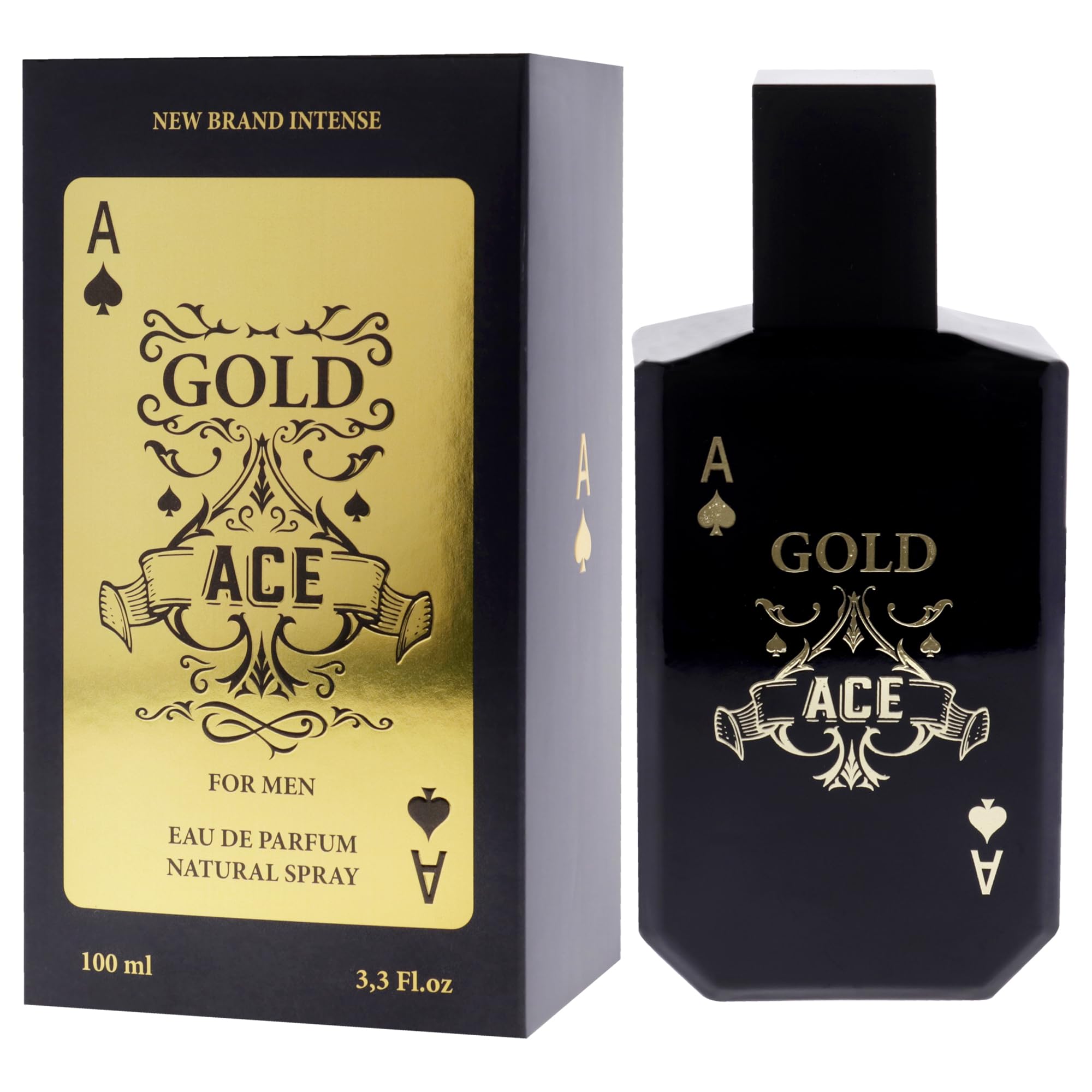 Foto 5 pulgar | Perfume New Brand Intense Gold Ace Eau De Parfum Para Hombre, 100 Ml - Venta Internacional.