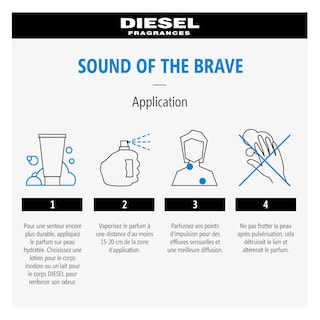 Foto 6 | Perfume Diesel Sound Of The Brave 1.35 Edt Para Hombre - Venta Internacional.