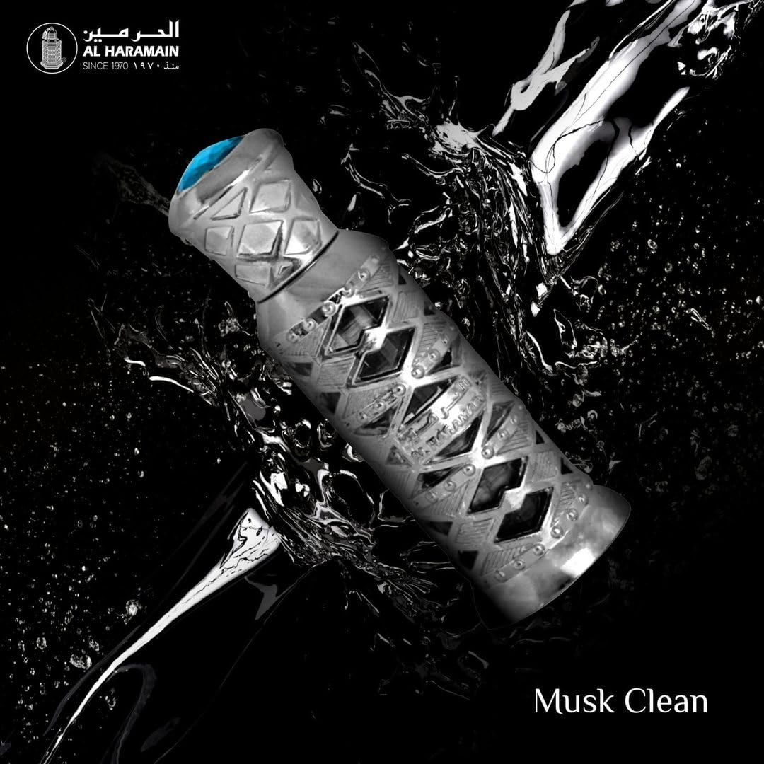 Foto 3 pulgar | Perfume Al Haramain Musk Clean, Aceite De Perfume, 12 Ml, Unisex - Venta Internacional.