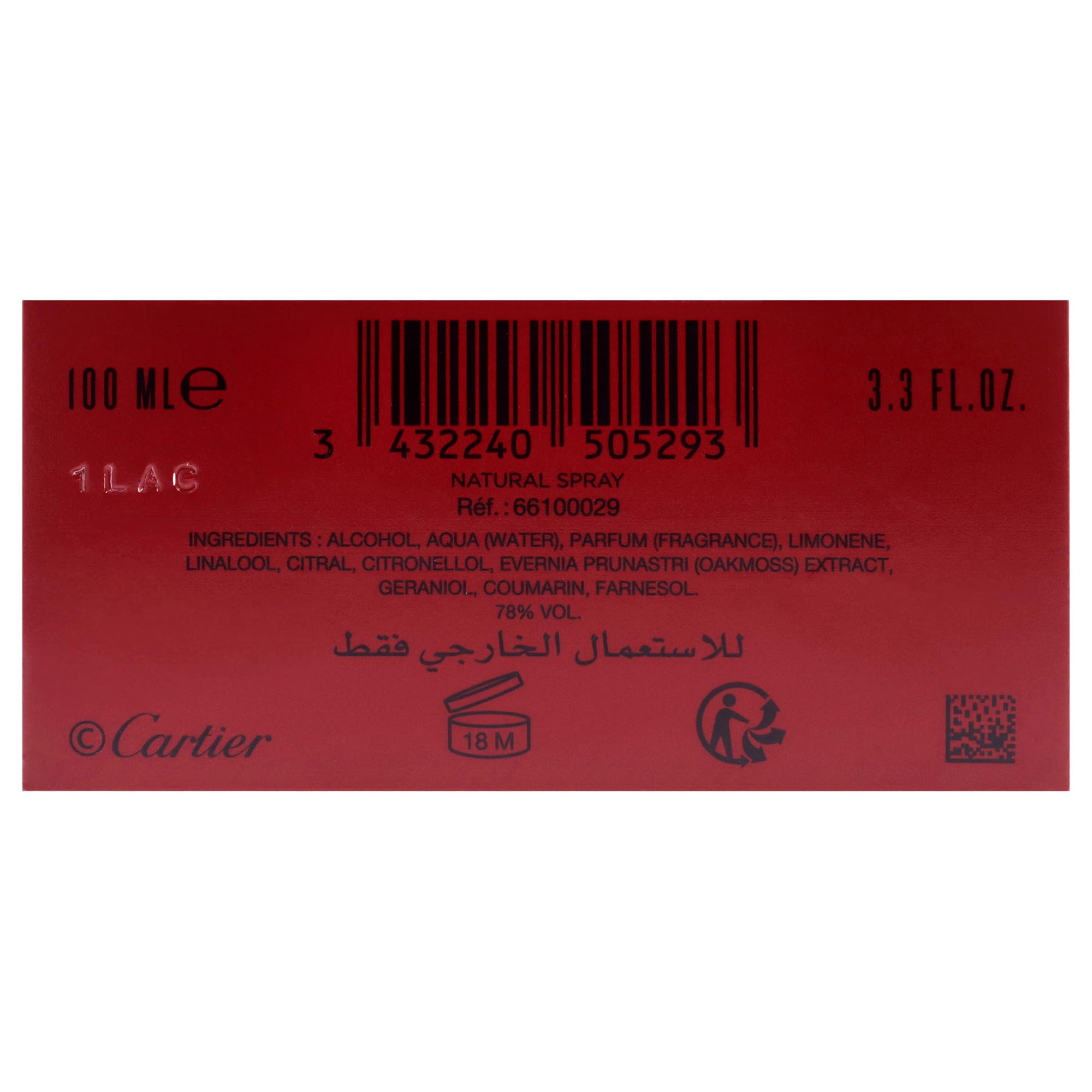 Foto 8 pulgar | Perfume Cartier Declaration Haute Fraicheur Eau De Toilette 100 Ml - Venta Internacional.