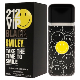 Foto 4 | Perfume Carolina Herrera 212 Vip Black Smiley Edp 100 Ml Para Hombre - Venta Internacional.