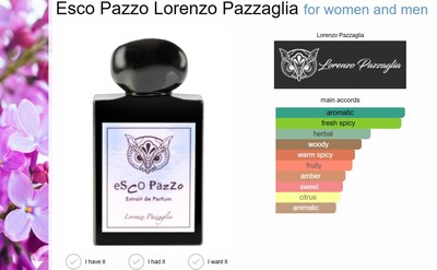 Foto 3 | Perfume Lorenzo Pazzaglia Esco Pazzo Extrait De Parfum 50 Ml - Venta Internacional.
