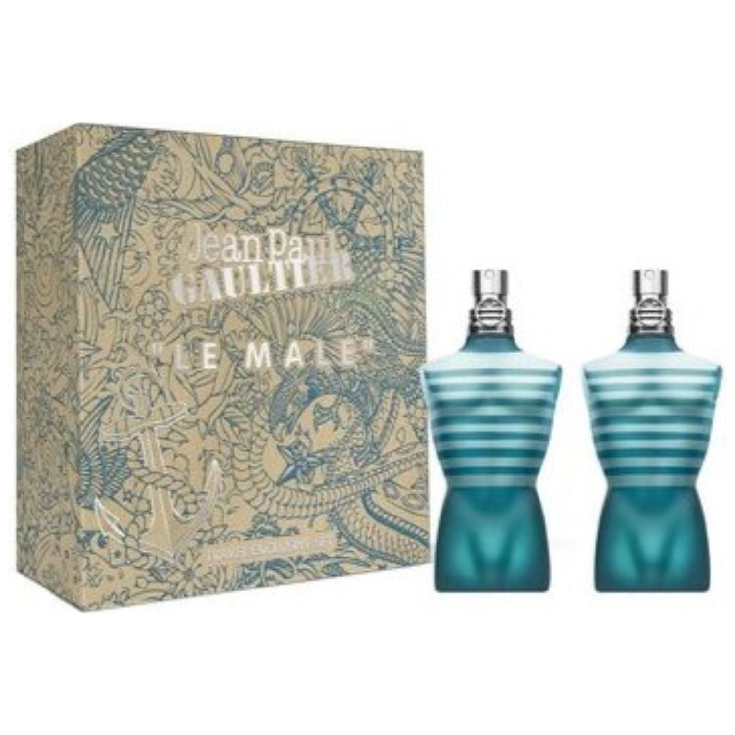 Set De Regalo Perfume J.p. Gaultier Le Male Edt De 125 Ml + 20 Ml - Venta Internacional.