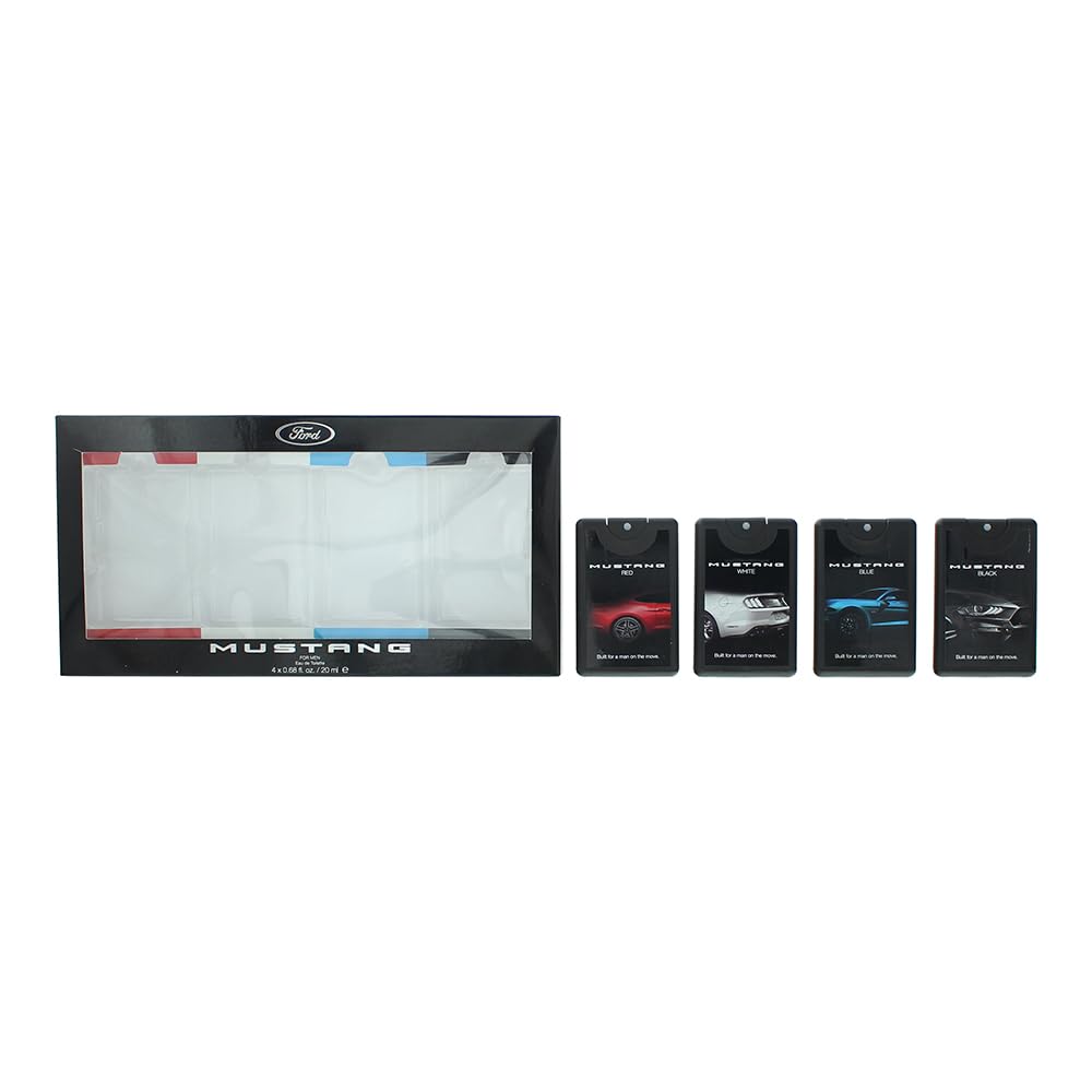 Foto 1 | Set De Regalo De Perfume Mustang Para Hombre Con 4 Miniaerosoles Edt De 20 Ml - Venta Internacional.