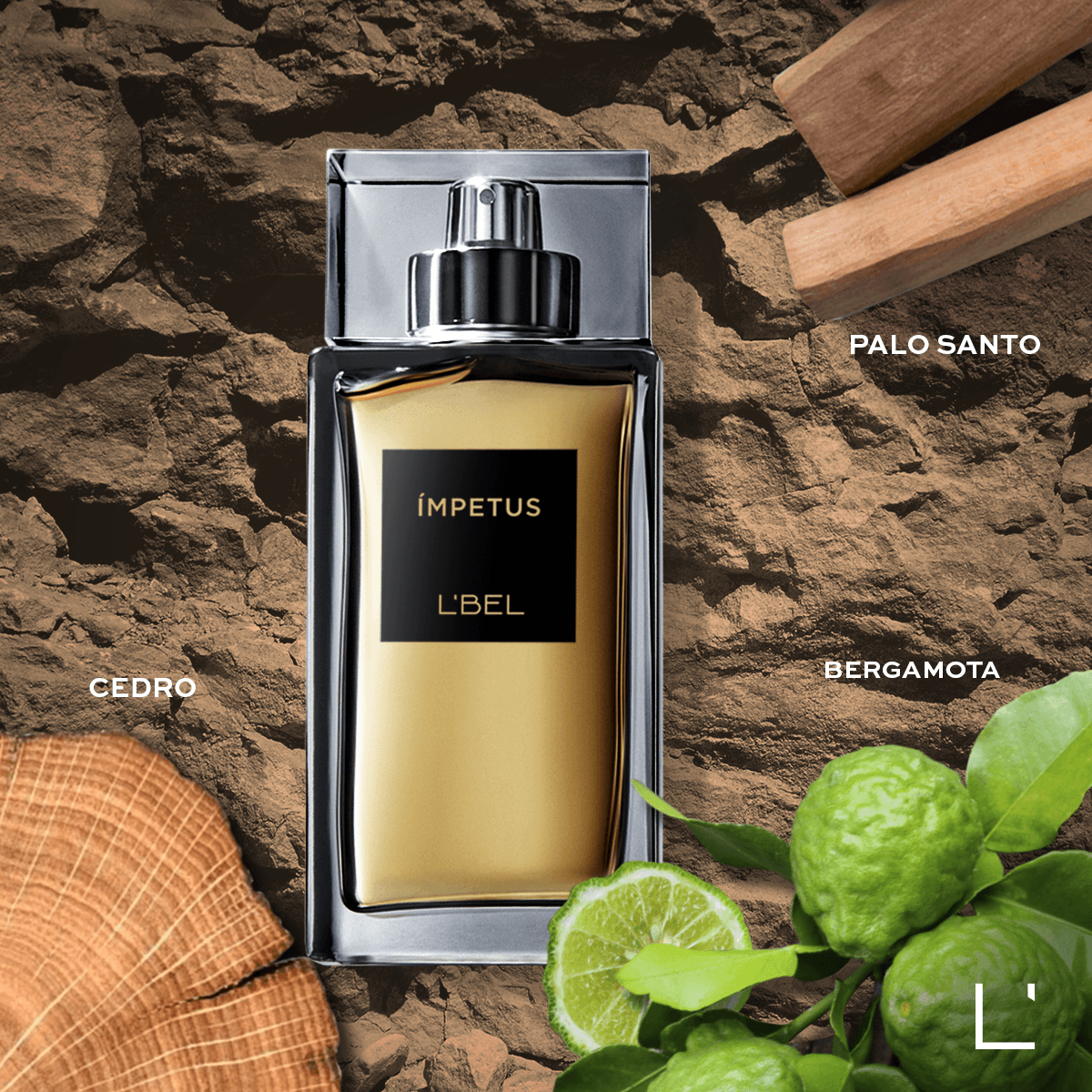 Foto 5 pulgar | Perfume Masculino Ímpetus L'bel 100ml