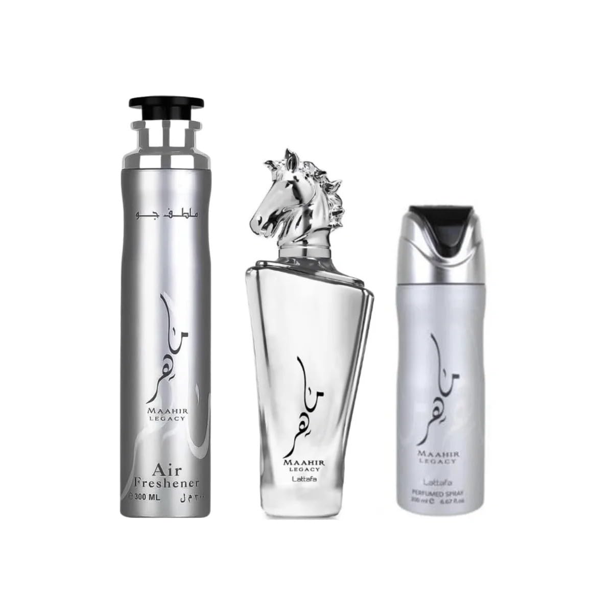 Set De Regalo Perfume Lattafa Maahir Legacy Para Hombre, 100 Ml, 200 Ml, 300 Ml - Venta Internacional.