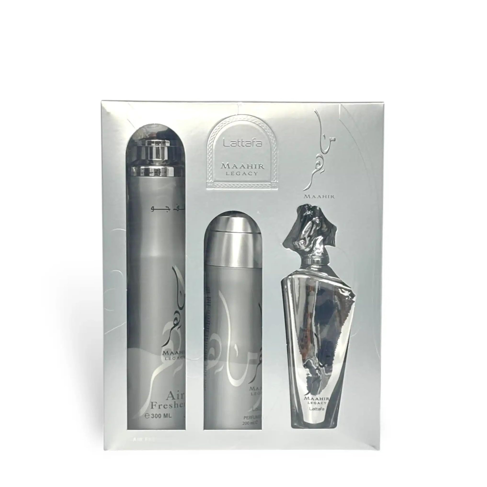 Foto 5 pulgar | Set De Regalo Perfume Lattafa Maahir Legacy Para Hombre, 100 Ml, 200 Ml, 300 Ml - Venta Internacional.