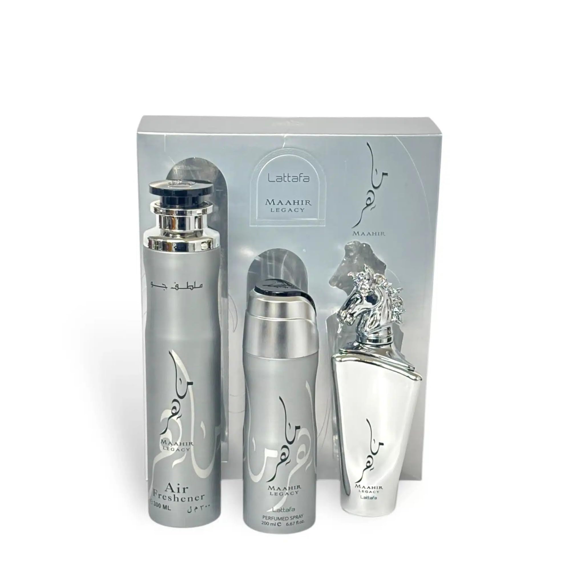 Foto 6 pulgar | Set De Regalo Perfume Lattafa Maahir Legacy Para Hombre, 100 Ml, 200 Ml, 300 Ml - Venta Internacional.