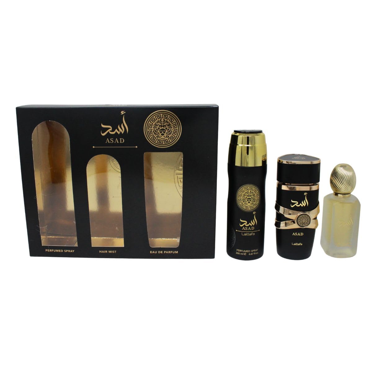 Foto 2 pulgar | Perfume Lattafa Asad Eau De Parfum Para Hombre Con Bruma Para Cabello, 100 Ml - Venta Internacional.