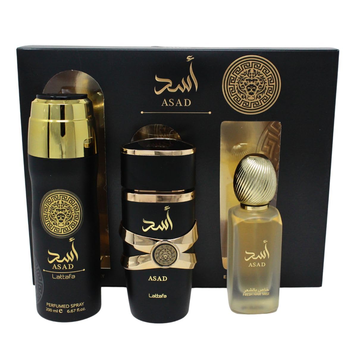 Foto 4 pulgar | Perfume Lattafa Asad Eau De Parfum Para Hombre Con Bruma Para Cabello, 100 Ml - Venta Internacional.
