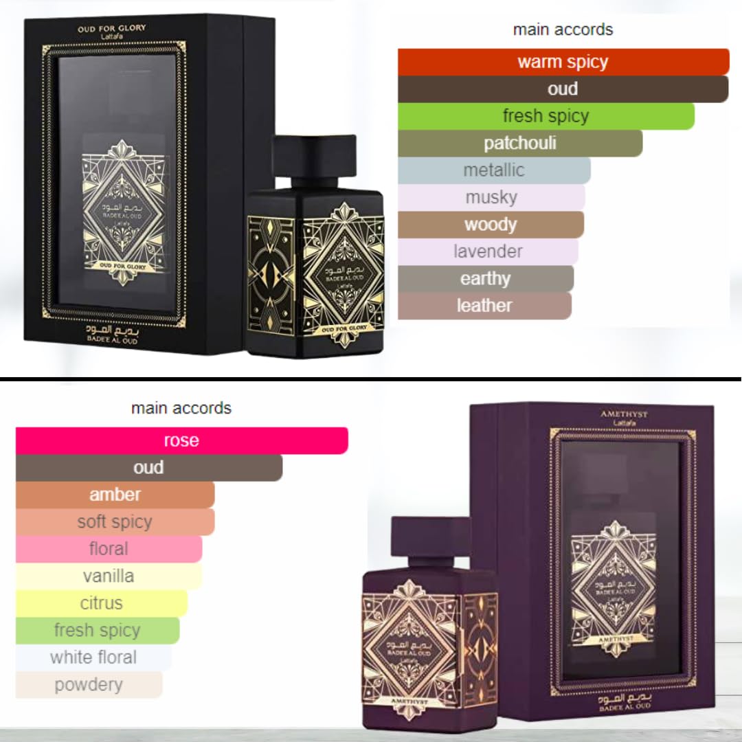 Foto 4 pulgar | Perfume Lattafa Bade'e Al Oud Para La Gloria Y Badee Al Oud Amatista - Venta Internacional.