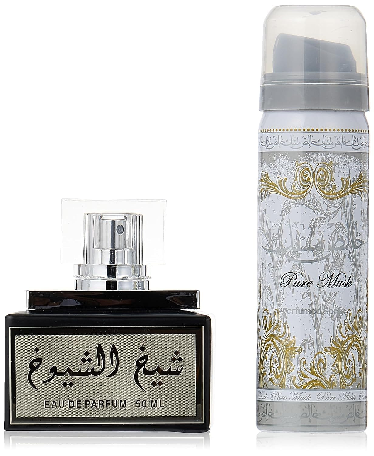 Set De Perfumes Lattafa Perfumes Sheikh Al Shuyukh Negro Unisex - Venta Internacional.