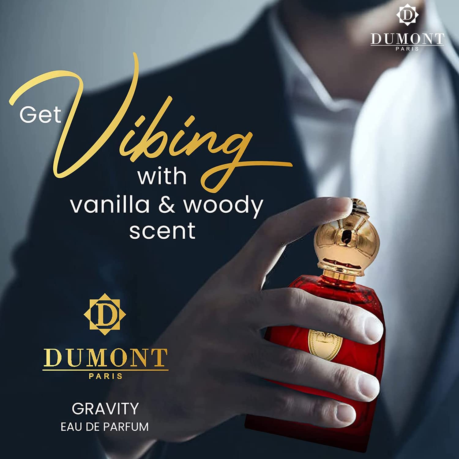 Foto 5 pulgar | Perfume Dumont Borouj Gravity, 85 Ml, Unisex, Madera De Agar Y Vainilla - Venta Internacional.