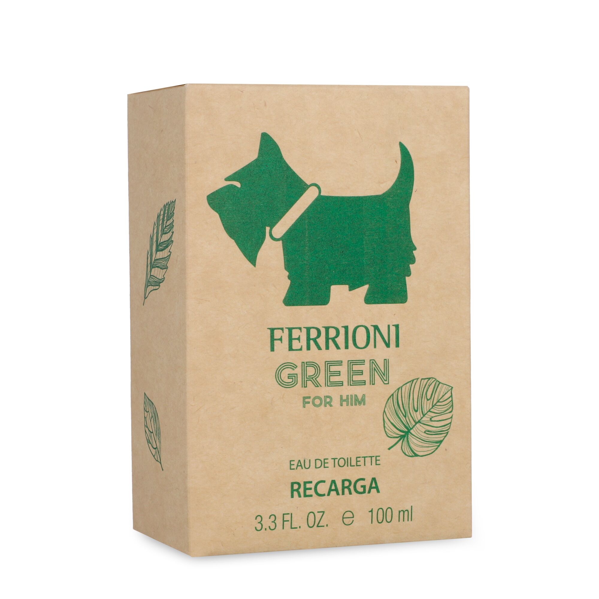 Foto 4 pulgar | Ferrioni Green For Him 100ml Edt Refill