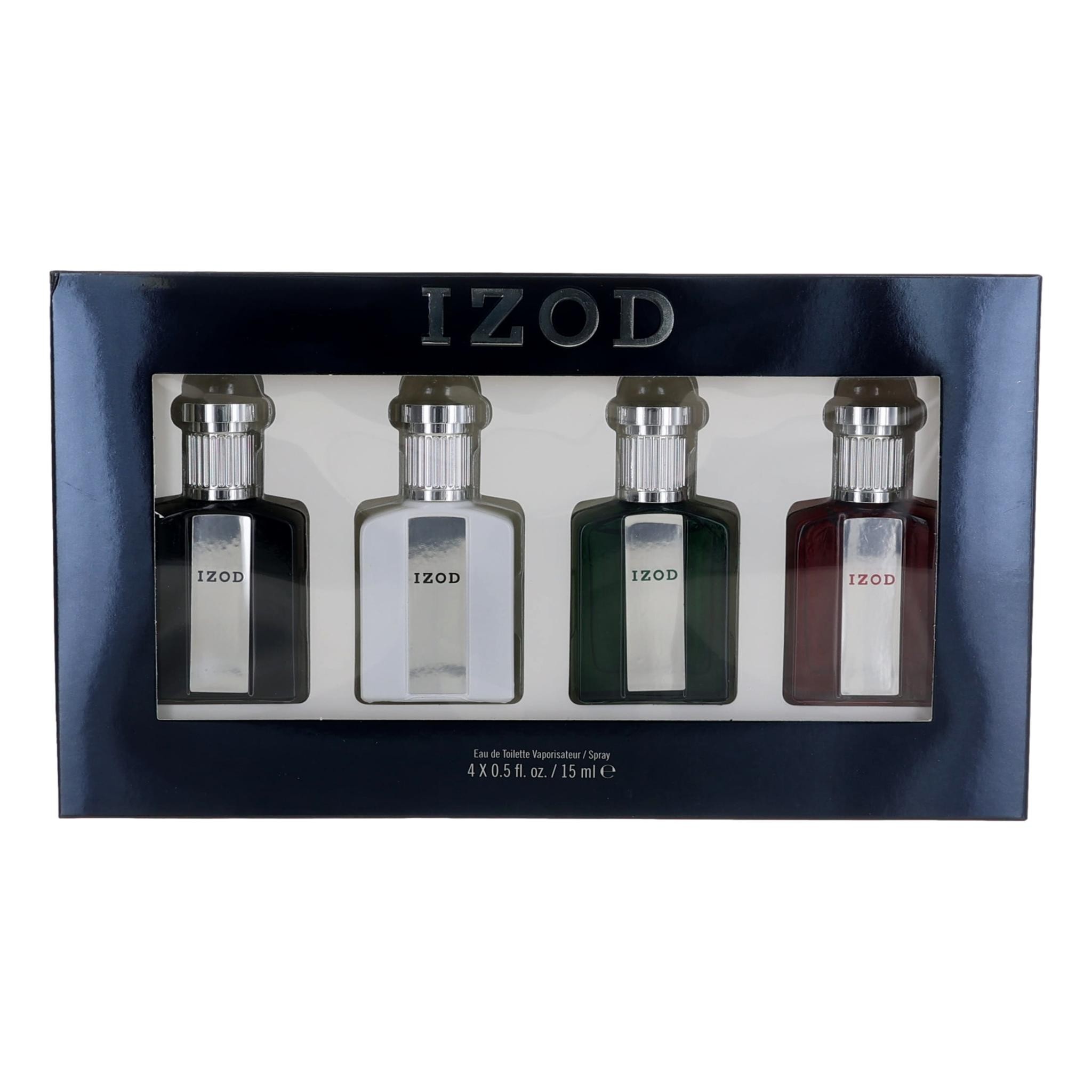 Foto 2 pulgar | Set De Perfume Izod Para Hombre: Original, Blanco, Verde Y Rojo, 15 Ml - Venta Internacional.