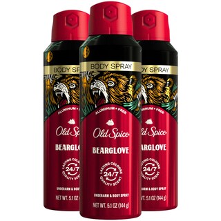 Foto 1 | Spray Corporal Old Spice Bearglove Para Hombre, 150 Ml (paquete De 3) - Venta Internacional.