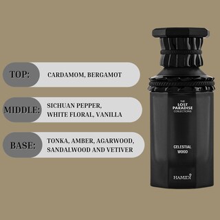 Foto 4 | Perfume Hamidi Celestial Wood Edp 100ml Para Hombre Y Mujer - Venta Internacional.