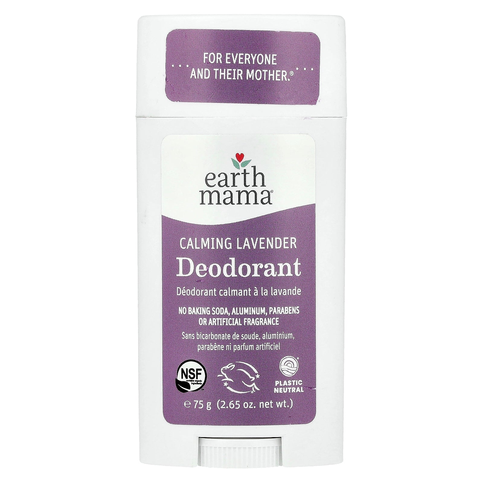 Foto 2 pulgar | Desodorante Earth Mama Calming Lavanda 75g - Venta Internacional.