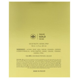 Foto 7 | Perfume Fragluxe Gold Para Hombre Edt En Aerosol De 100 Ml - Venta Internacional.