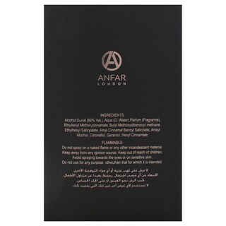 Foto 6 | Perfume Anfar Serie De Velvet Nero Velours 100 Ml Para Hombre - Venta Internacional.