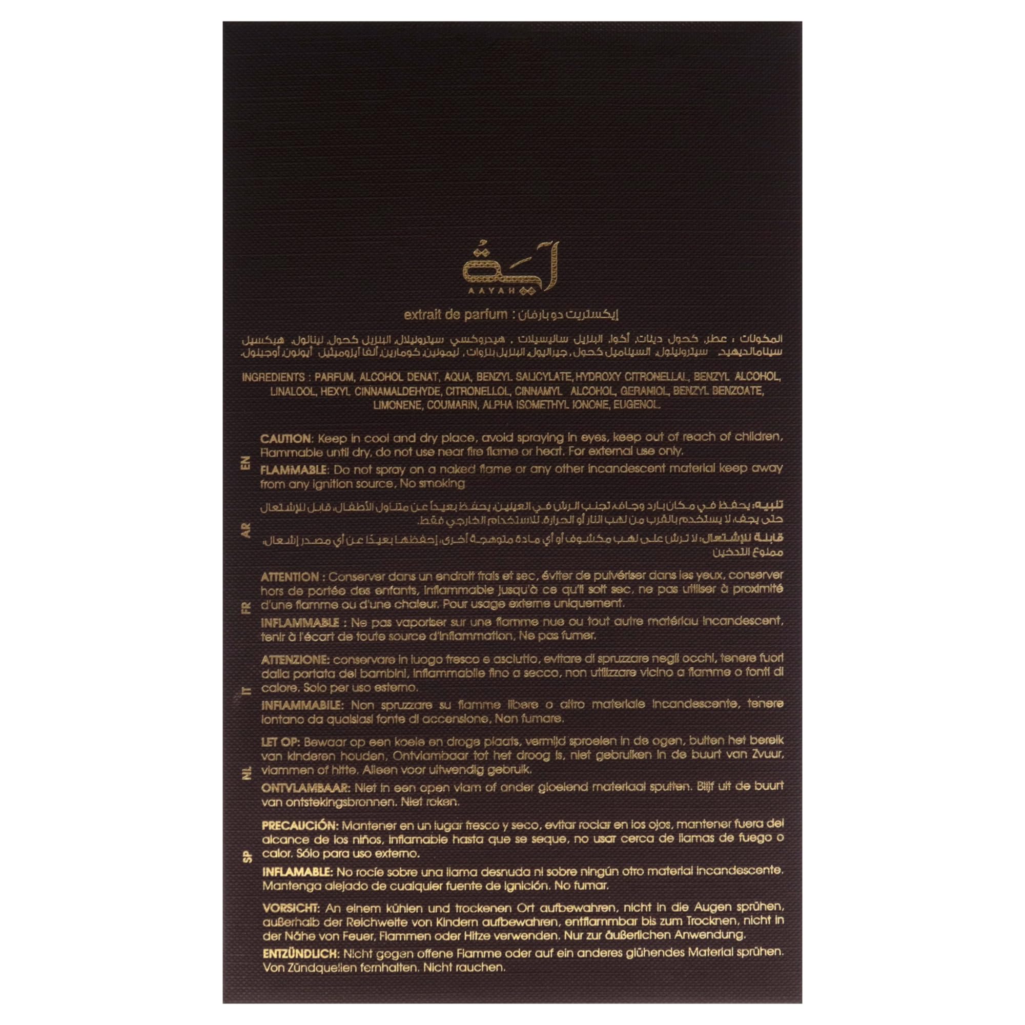 Foto 7 | Perfume Ahmed Al Maghribi Aayah Extrait De Parfum  50 Ml  Unisex - Venta Internacional.