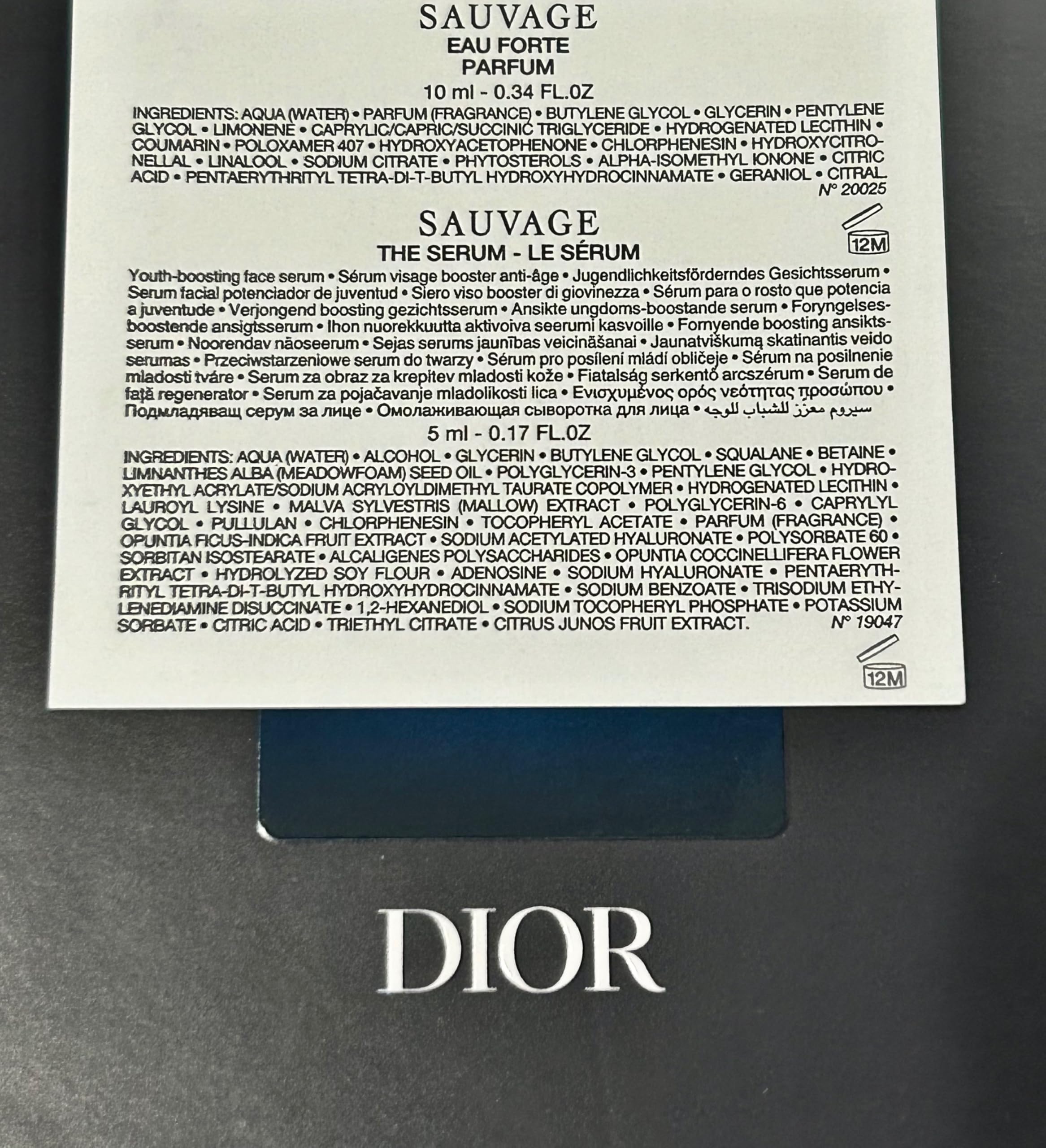 Foto 8 pulgar | Perfume Dior Sauvage Eau Forte Parfum Para Hombre  10 Ml Con Sérum - Venta Internacional.