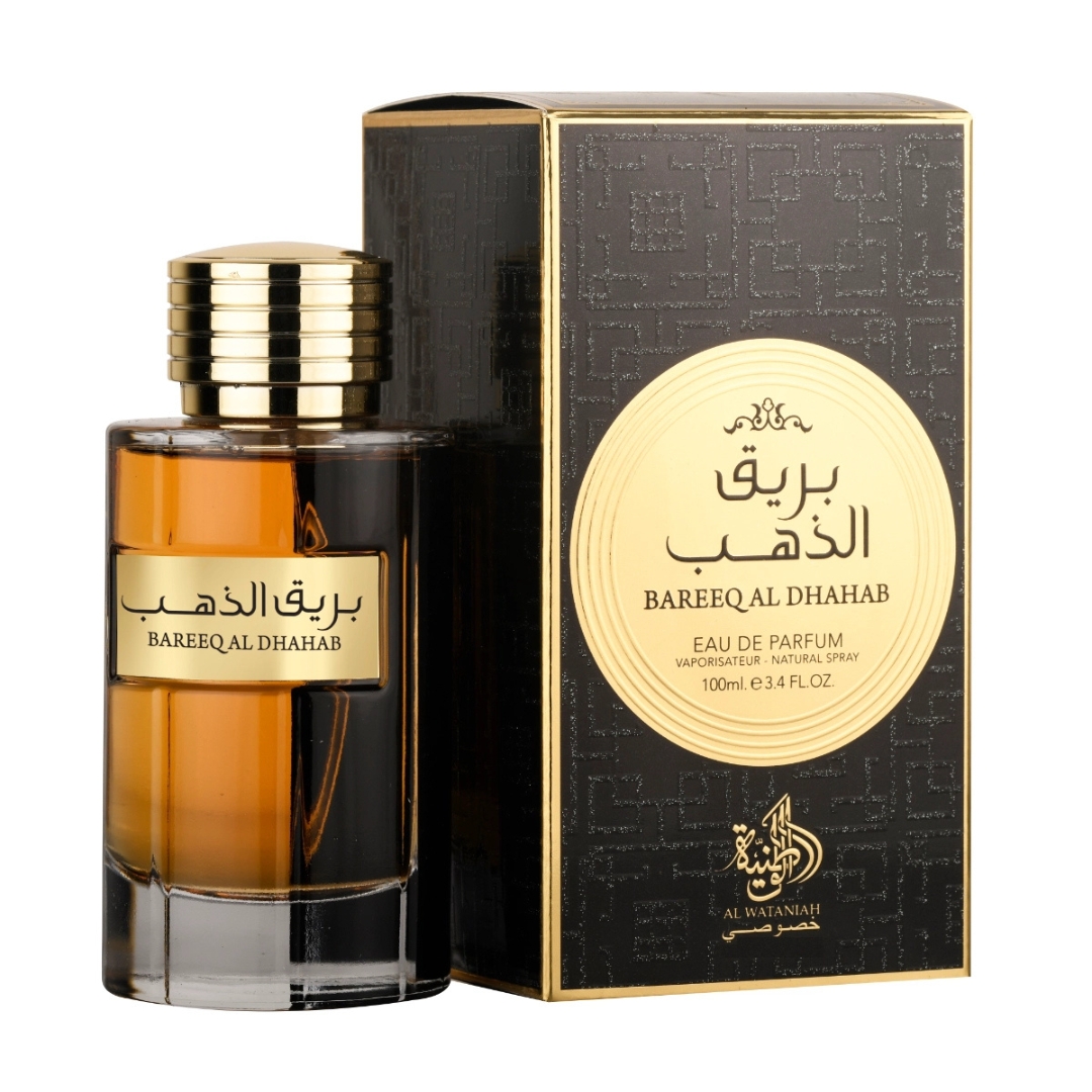 Bareeq Al Dhahab Eau De Parfum 100ml – Perfume Árabe Hombre - Al Wataniah -