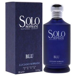 Foto 3 | Perfume Luciano Soprani Solo Blu Eau De Toilette Para Hombre 100 Ml - Venta Internacional.