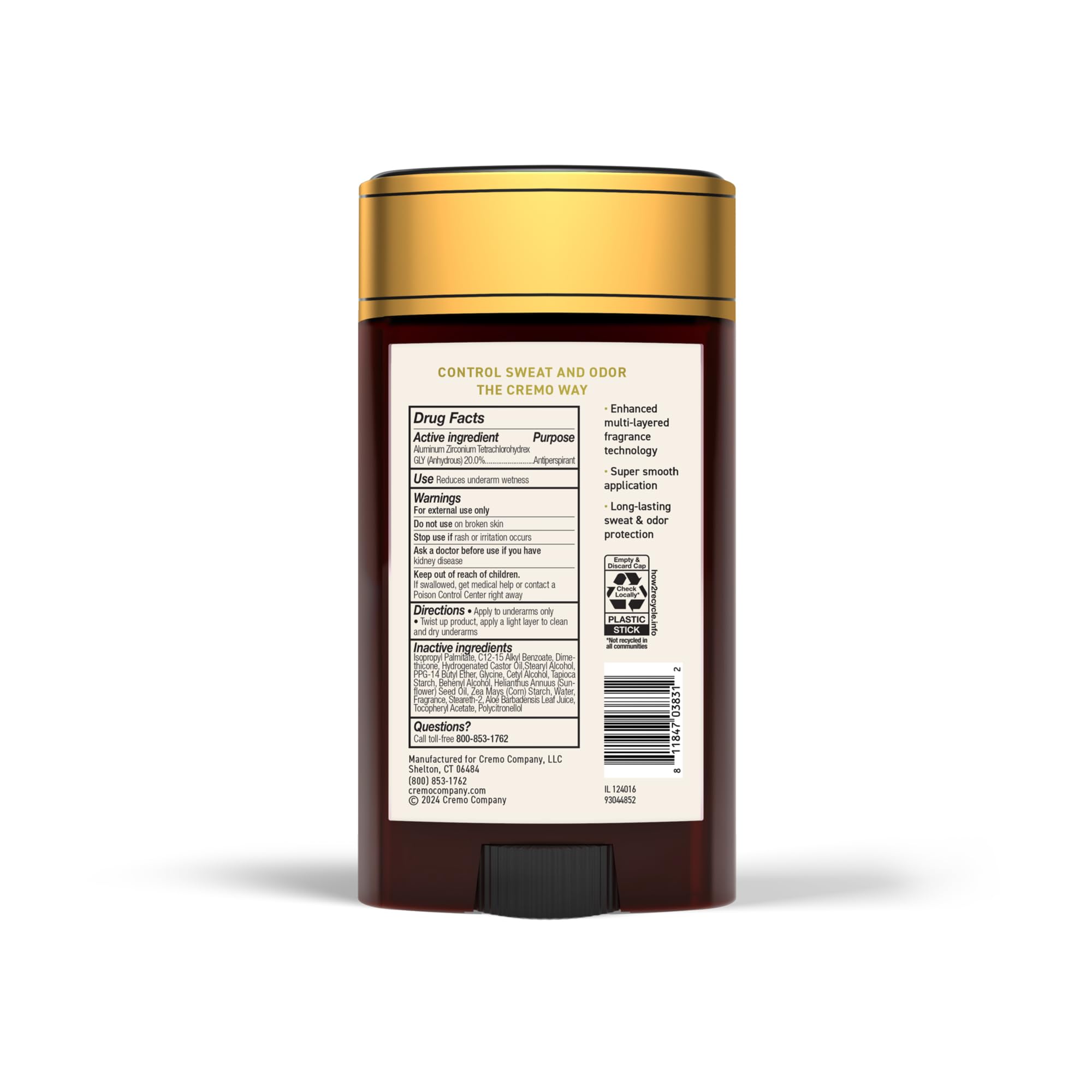Foto 5 pulgar | Crema Antitranspirante Y Desodorante Italian Bergamot 78 Ml Para Hombres - Venta Internacional.