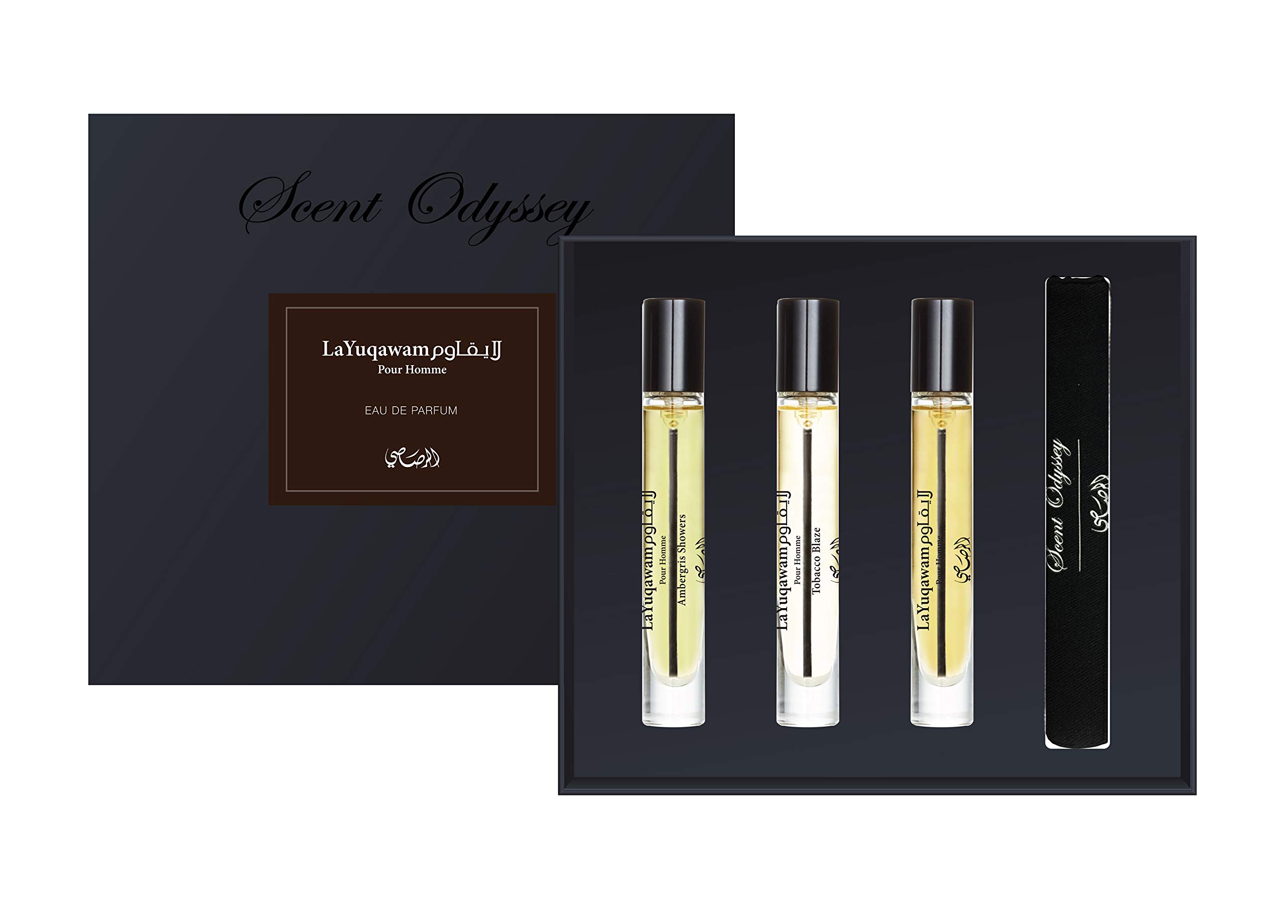Foto 5 pulgar | Set De Regalo Perfume Rasasi Scent Odyssey La Yuqawam De 3 Piezas Para Hombre - Venta Internacional.
