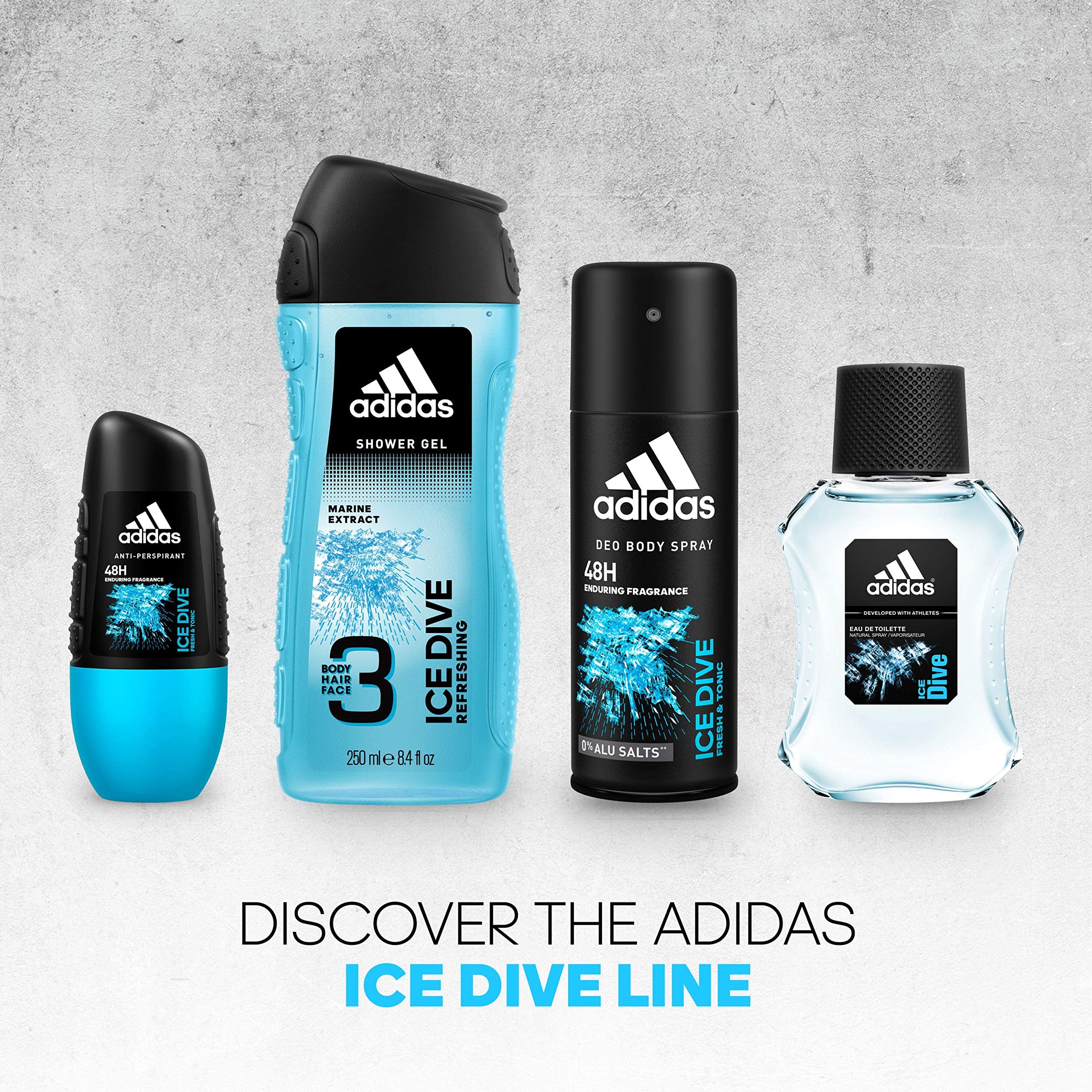 Foto 6 pulgar | Desodorante Corporal Adidas Ice Dive 24 Hours Fresh Boost 150 Ml - Venta Internacional.