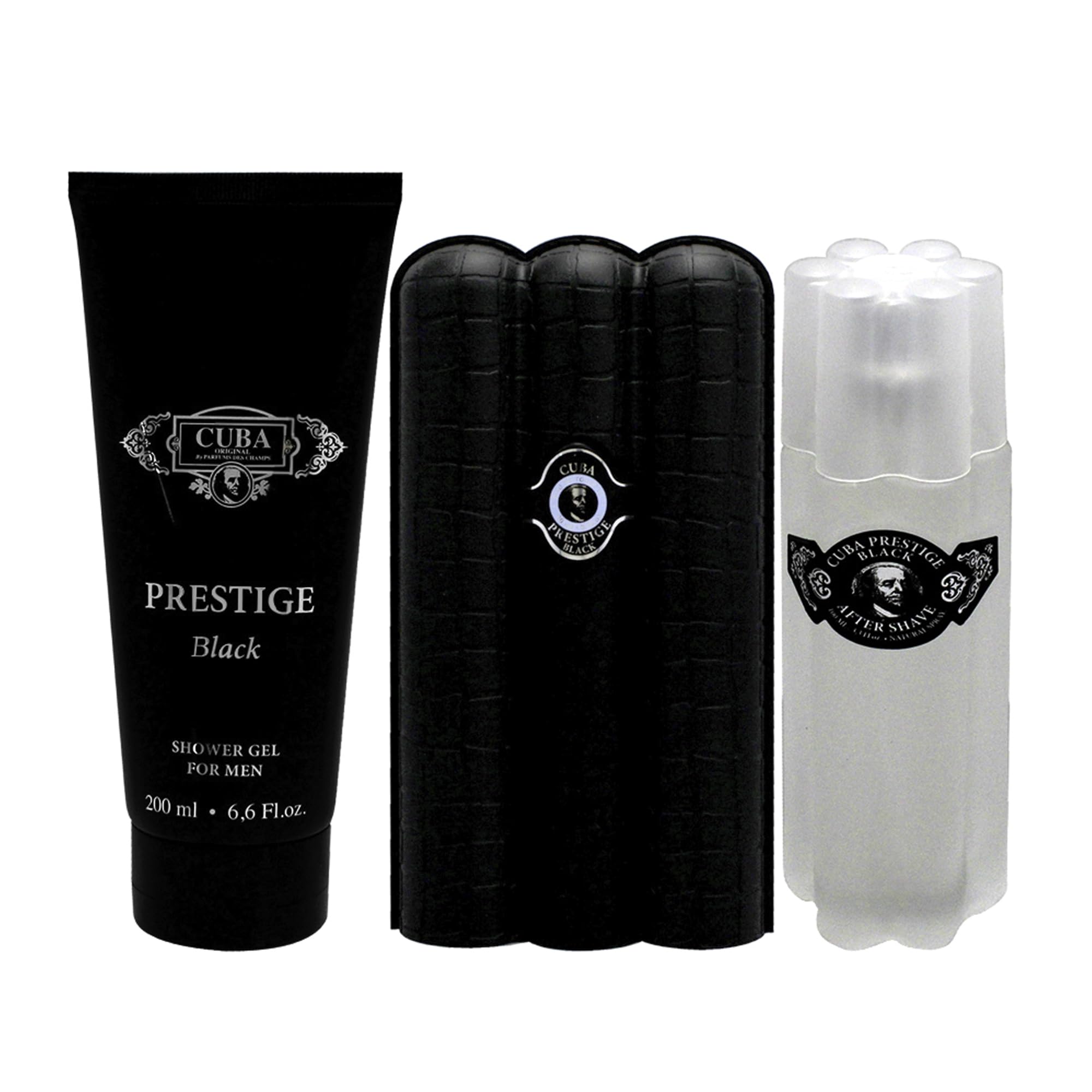 Foto 3 pulgar | Set De Regalo De Perfume Cuba Prestige Black Para Hombre 90 Ml Edt - Venta Internacional.
