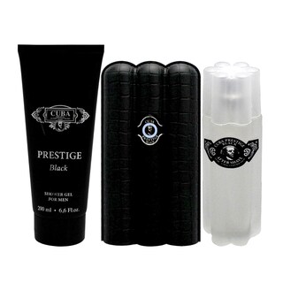 Foto 2 | Set De Regalo De Perfume Cuba Prestige Black Para Hombre 90 Ml Edt - Venta Internacional.