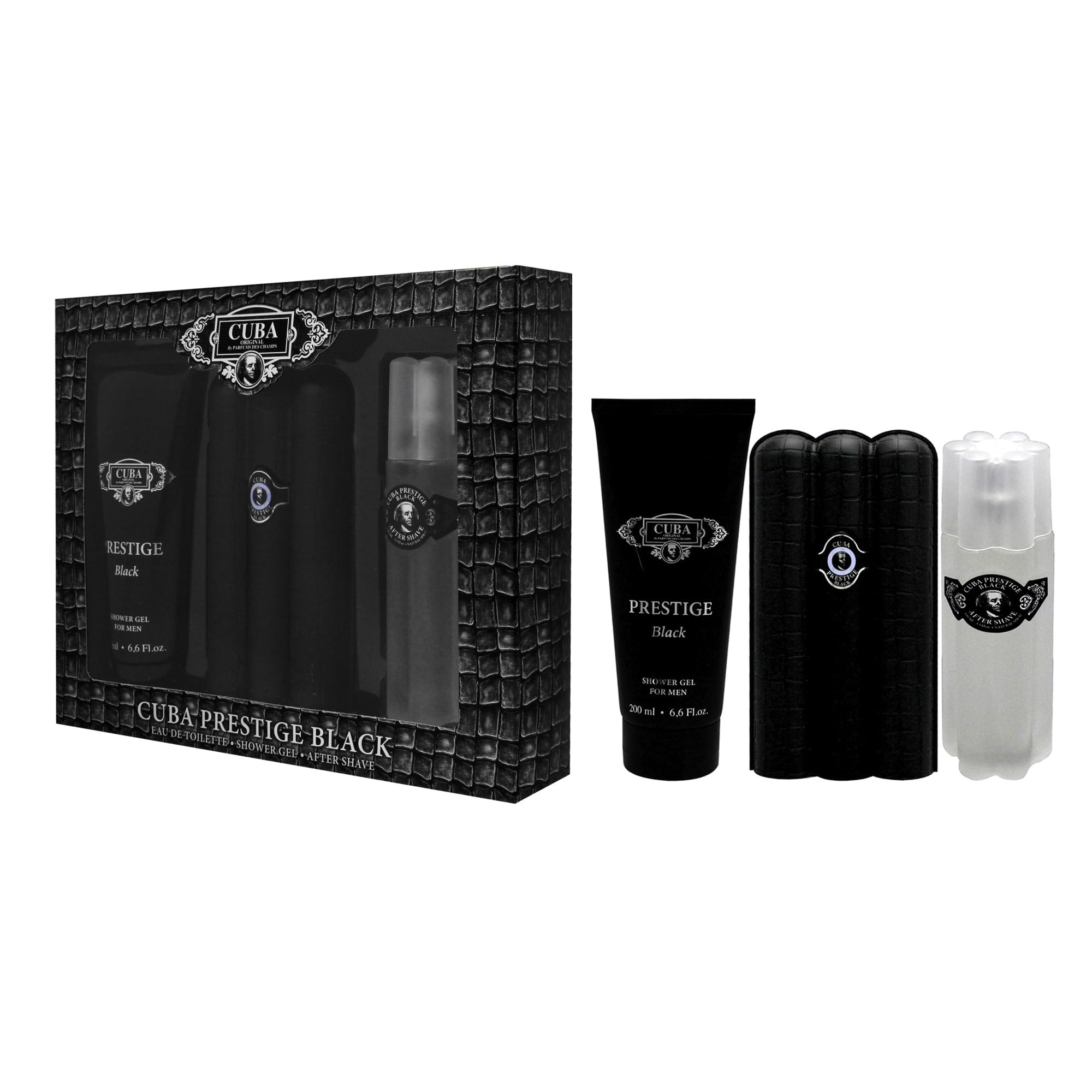 Foto 5 pulgar | Set De Regalo De Perfume Cuba Prestige Black Para Hombre 90 Ml Edt - Venta Internacional.