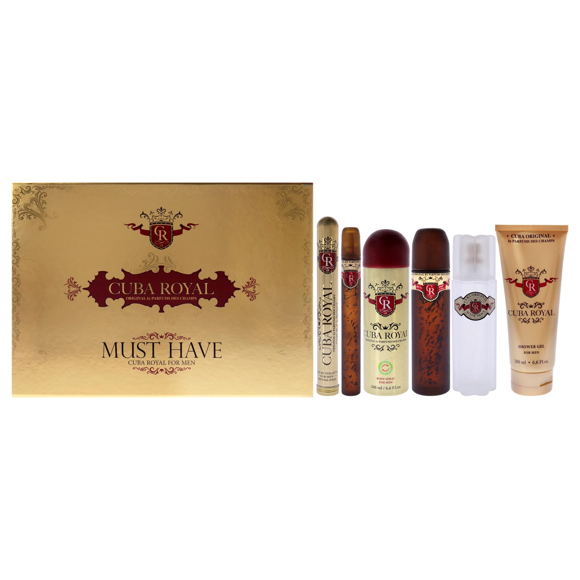 Set De Regalo De Perfume Cuba Royal Para Hombre Con Edt De 100 Ml  35 Ml Y Más - Venta Internacional.