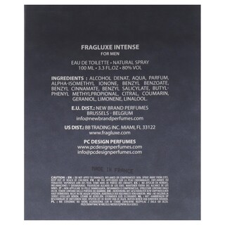 Foto 7 | Perfume Fragluxe Intense Para Hombre Edt 100 Ml - Venta Internacional.