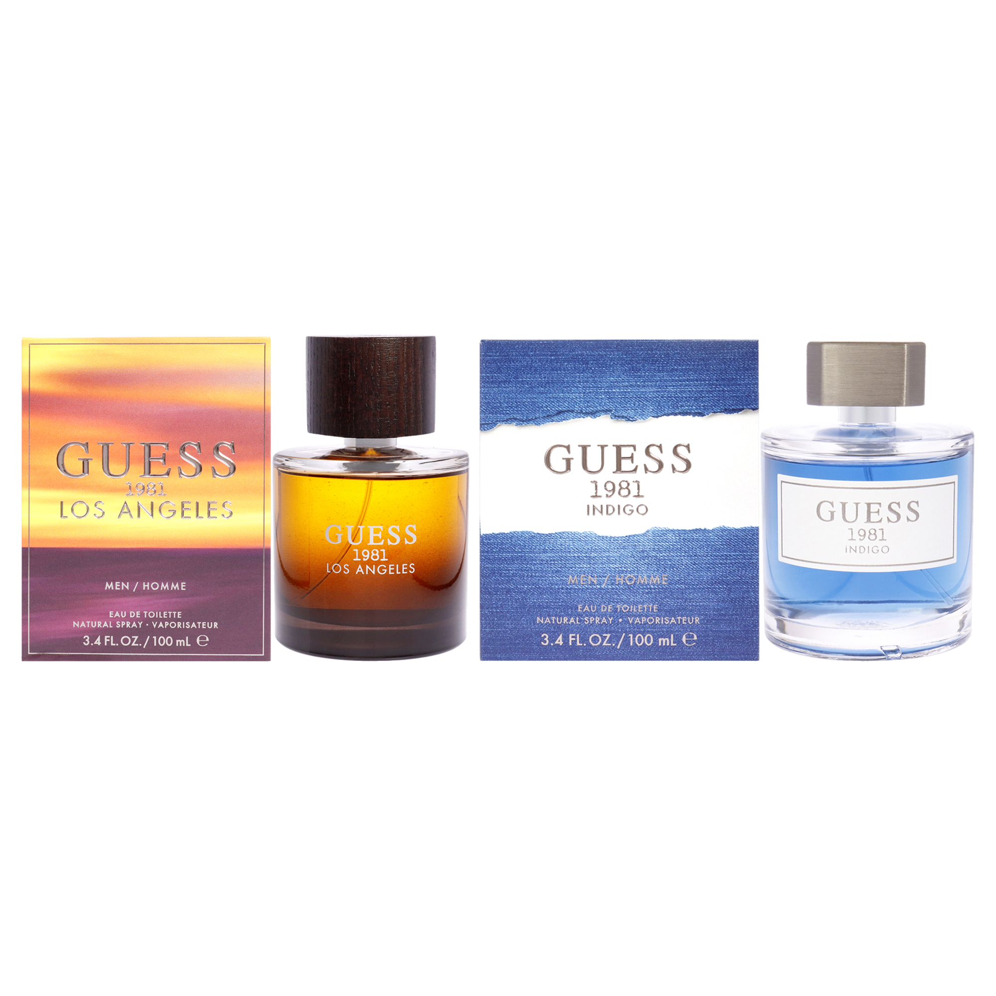 Foto 2 pulgar | Perfume Guess 1981 Indigo De Guess Para Hombre  Kit De 2 Unidades  100 Ml - Venta Internacional.