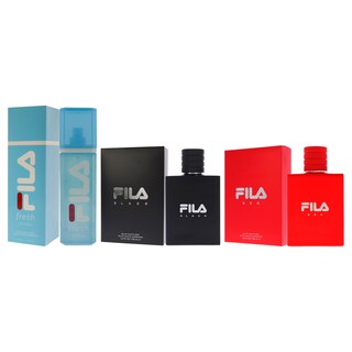Foto 4 | Perfume Fila Black Edt Para Hombre 100 Ml Juego De 3 Piezas - Venta Internacional.